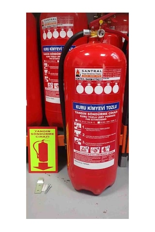 12 Kg Kuru Kimyevi Tozlu Yangın Söndürme Tüpü Yerli Üretim, Geniş Alanlar İçin Maksimum Güvenlik