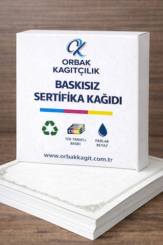 Kalın Beyaz A4 Kağıdı 180 Gram 100 Adet Sertifika, Belge Ve Diğer Amaçlar Için