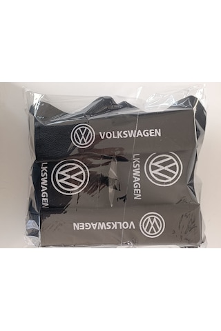 Volkswagen Uyumlu Beyaz Oto Boyun Yastığı +emniyet Kemer Pedi Beyaz