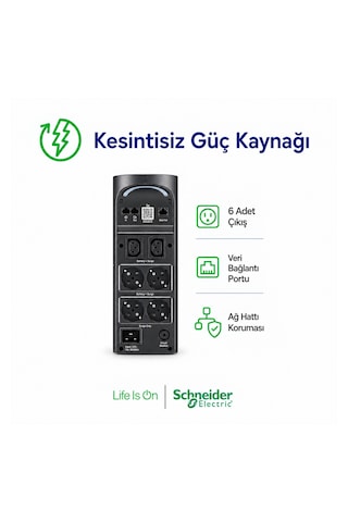 Apc Back-ups Pro Bgm2200b-gr 2200va 1320w Saf Sinüs Line Interactive Ups 4 Schuko + 2 Iec