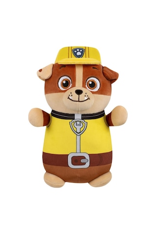 Squishmallows Hugmees Paw Patrol Serisi - Rubble 25cm Pw00010 Renkli