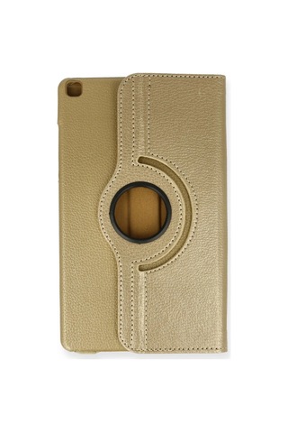 Mmb-trade Samsung Uyumlu Galaxy T290 Tab A 8 Kılıf 360 Tablet Deri Kılıf - Gold Mmbz