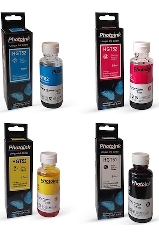 Hp Deskjet 920c / 920cvr / 920cxi 4 Renk 1 Takım Photoink Mürekkep Bk8681986461348 Photoink