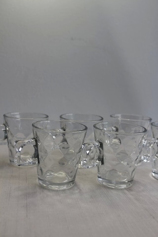 Krd Dia Kahve Yanı Bardak 6'lı Şeffaf