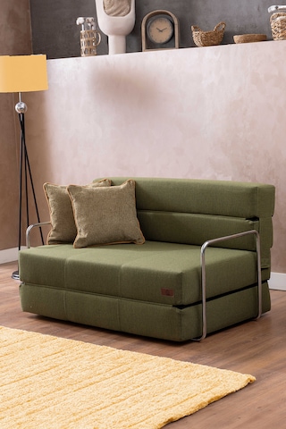 Argimo Balder Çift Kişilik Puf Katlanır Yer Yatağı Yeşil