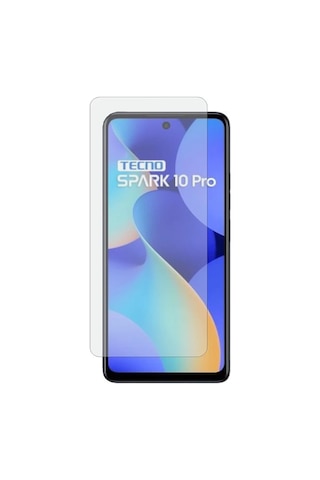 Tecno Spark 10 Pro Uyumlu Temperli Kırılmaz Ekran Koruyucu Cam