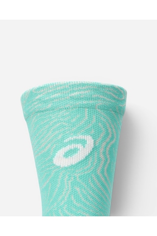 Asics Fujıtraıl Graphıc Crew Sock Yeşil Koşu Çorabı 3013b327-300