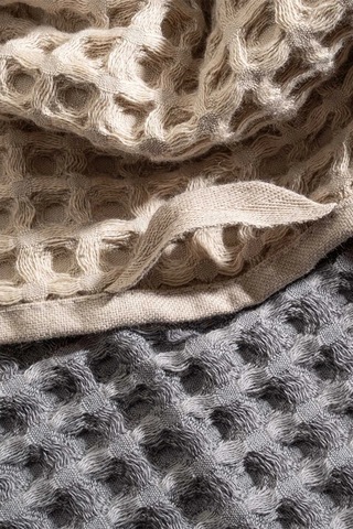 Ecocotton Seren Bej/antrasit %100 Organik Pamuk 4 Parça Havlu Seti Bej