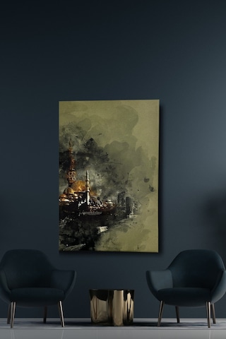 İstanbul Silüet Kanvas Baskı Tablo