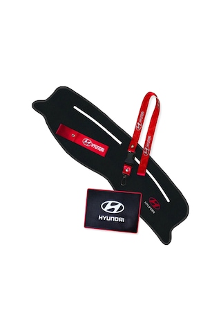 Hyundai Accent Yumurta Kasa Siyah Torpido Halısı Oto Ayna Askısı Tampon Çeki İpi Torpido Ped