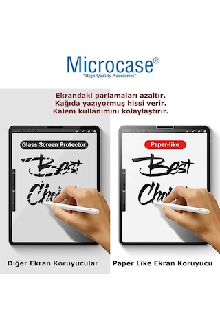 Microcase Samsung Uyumlu Galaxy Tab S11 Ultra 14.6 İnch Tablet Paper Like Pencil Destekli Kağıt Hissi Veren Mat Ekran Koruyucu - Al3289