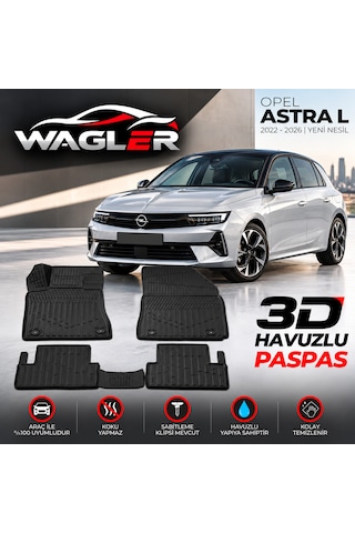Wagler Opel Astra L Havuzlu Paspas 2021 Ve Sonrası