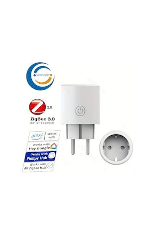 Xuweiwei Simatoper Zigbee 3 0 Akilli Fis Beyaz 16a Paket Alexa Home Assistant Smartthings Uyumlu