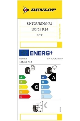 Dunlop 185/65 R14 86T Sp Touring R1 Yaz Lastiği 2025