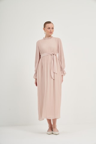 FTZ Women Ftz Plise Şifon Elbise Beige 31019 Beige