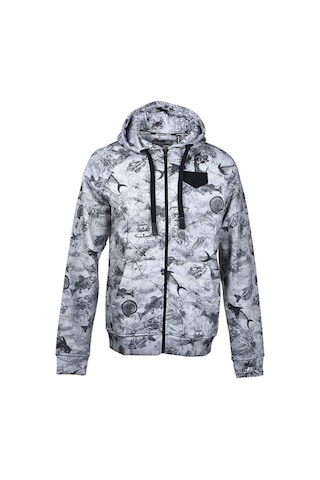 Stafu Pro Jedi Fermuarlı Kapüşonlu Paleo Grey Sweatshirt Çok Renkli