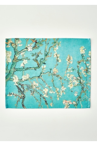 Bella Maison Van Gogh Almond Blossom Pamuklu 2'li Kurulama Bezi Turkuaz 40x50 Cm Turkuaz
