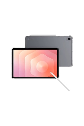 Samsung Galaxy Tab S11 Uyumlu Şeffaf Silikon Kılıf Anti-shock Darbe Emici Koruma Silikon