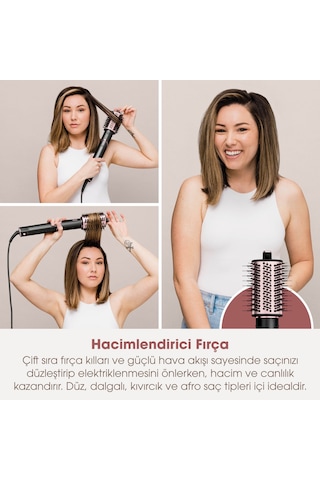 Shark Flexstyle 3-in-1 Saç Kurutma & Şekillendirme Sistemi Siyah