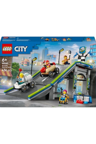 LEGO® City Senin Kuralların: Yarış Arabası Rampa Parçası 60460 - 6 Yaş ve Üzeri Çocuklar için Yaratıcı Oyuncak Yapım Seti (436P)