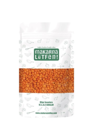 Makarna Lütfen! Organik Kırmızı Mercimek +7 Ay-250 Gram