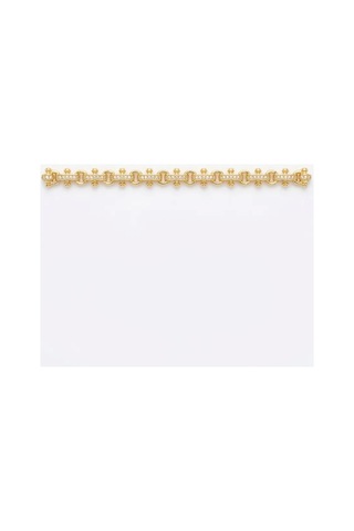 Premium Tasarım Taşlı Geometrik Formlu Gold Modern Bileklik Altın