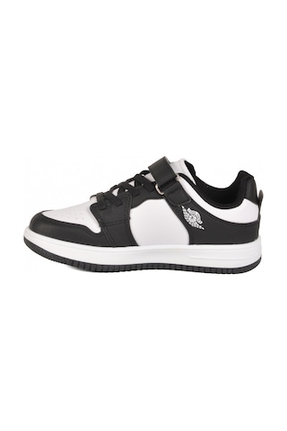 Cool Siyah Beyaz Cırtlı Erkek Çocuk Sneaker Haykat Kısa F SİYAH-BEYAZ