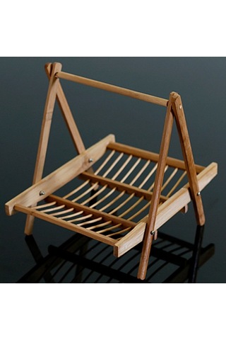 Pazly Suntek El Yapımı Bambu Katlanır Sepet - Restoran & Otel İçin Kahverengi Kahverengi