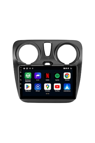 Dacia Dokker Android Multimedya 2013-2021 Carplay Android Auto Navigasyon 8gb Ram 128gb Pro 9"