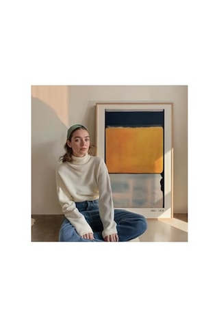 Rothko Çerçevesiz Poster, Modern Dekoratif Çerçevesiz Poster, Tablo, Rothko-4, 21 X 30