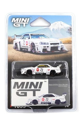 Mini Gt Mini Gt 1/64 Nissan Lb-er34 Super Silhouette Athlete/collet - Blister Paket Mgt01059-bl Beyaz