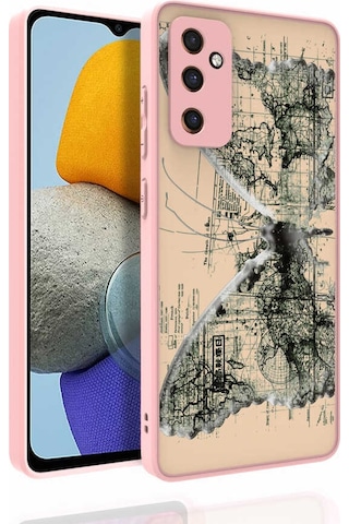 Zore Galaxy Uyumlu M23 Kılıf Desenli Kamera Korumalı Parlak Nora Kapak - No4 No4