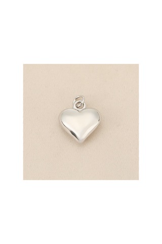 Mini Kalp Charm Gümüş Kaplama Çok Amaçlı Takı Aparatı Adet Olarak Satılmaktadır Diğer