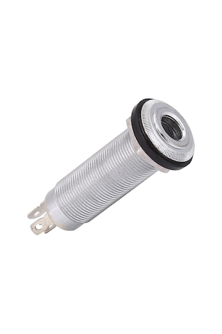 Hfambition Elektro Gitar Ve Bas İçin Gürültü Azaltıcı, 6.35mm 1/4" Çıkış Jak, Kaliteli Metal, Kolay Kurulum Gümüş