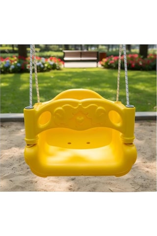 Teplay İpli Plastik Sarı Bebek Salıncağı Fil Desenli
