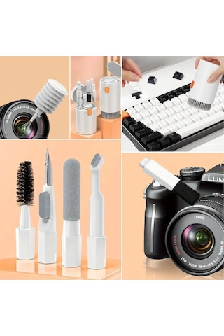 20 Parça Çok Fonksiyonlu Bilgisayar Temizleme Seti Klavye Cep Telefonu Kablosuz Kulaklık Temizleme K Çok Renkli