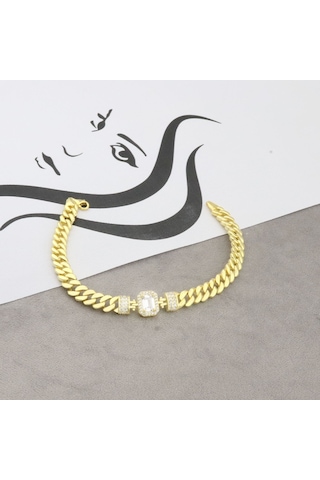 925 Ayar Gümüş Baget Gurmet Bileklik N11.2710