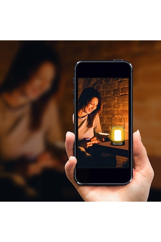 Yifomall Siyah Kamp Lamba, 2400mah Powerbank, 3 Işık Modu Beyaz/ıslak/şamdan , Usb-c Şarj, Ipx4 Su Geçirmez, 2-15 Saat Kullanim Süresi Siyah