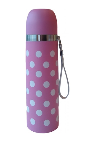 Sema Baby Puantiyeli Bebek Termosu 500 ML - Pembe
