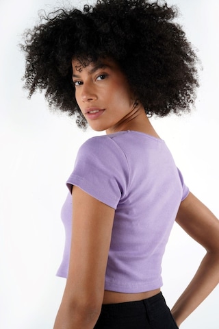Alexander Gardi Alexandergardı Queen Anne Yaka Crop Bluz B24-00217 001