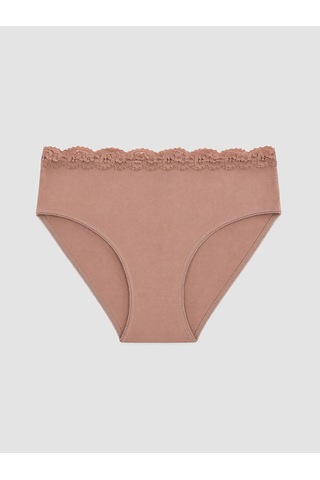 Lcw Dream Kahverengi Dantel Detaylı Bikini Külot