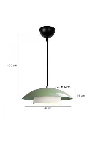 Homing Luna İskandinav Tarz Metal Sarkıt 241701 Mint - Krem