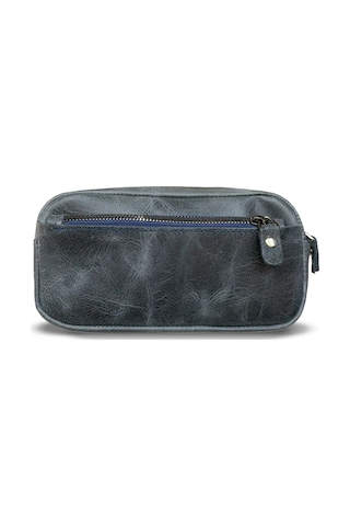 Mft Leather Design Hakiki Deri Erkek Çanta El Portföyü Raven 2501 Lacivert