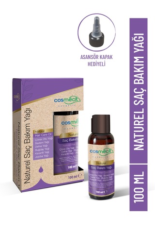Naturel Saç Bakım Yağı 100 Ml - Bitkisel Yağ Kompleksi
