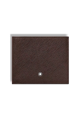 Montblanc Sartorial Deri 8 Bölmeli Cüzdan 223023 Kahverengi