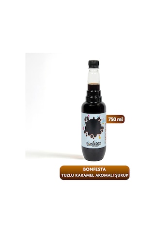 Bonfesta Salted Karamel Aromalı Kahve ve Kokteyl Şurubu 750 ML