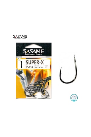 Sasame F-910 Super-x Halkalı İğne 1 8ad Siyah