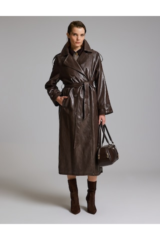 Pierre Cardin Kahverengi Deri Ceket 50329292-vr029