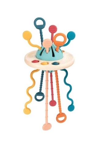 Yaş Silikon Seyahat Oyuncak, Oyuncak, Oyuncak, Motor Montessori Ipli Ince Için Hediyes Günü Geliştirme, Duyusal Duyusal Doğum Çok Çekme Becerisini Bebek Ay Ay Aktivite 6-12 20241015 12-18 1 Ba