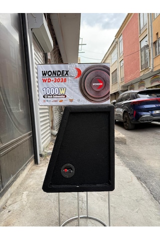 Wd-3038 L Port Kabinli 30 Cm Subwoofer Bas 1000wat 350w Rms Bufır
